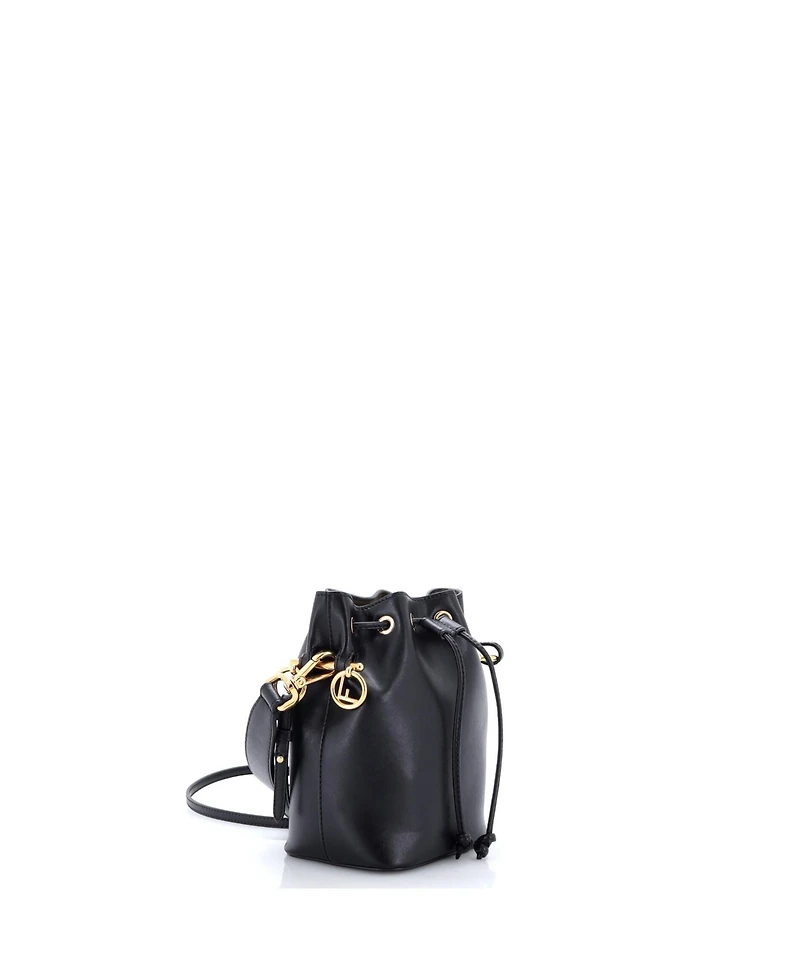 Pre-Owned Fendi Mini Mon Tresor Bucket Bag Leather
