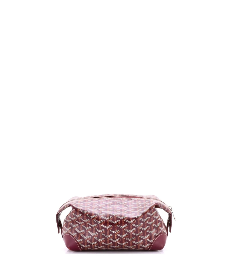Pre-Owned Goyard 25 Boeing Trousse de Toilette Pouch Coated Canvas