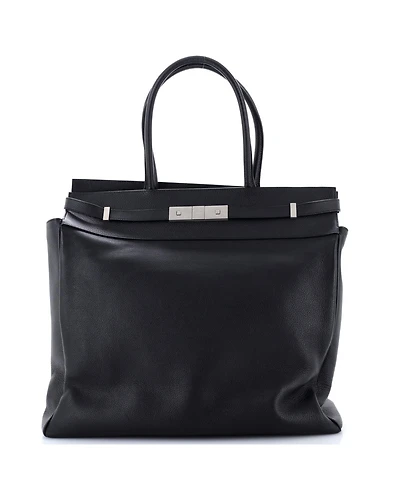 Pre-Owned Saint Laurent North South Manhattan Tote Leather