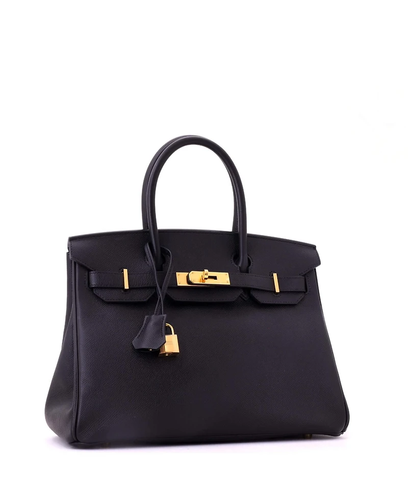 Pre-Owned HERMES Birkin Handbag Epsom with Gold Hardware