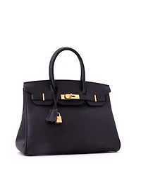 Pre-Owned HERMES Birkin Handbag Epsom with Gold Hardware
