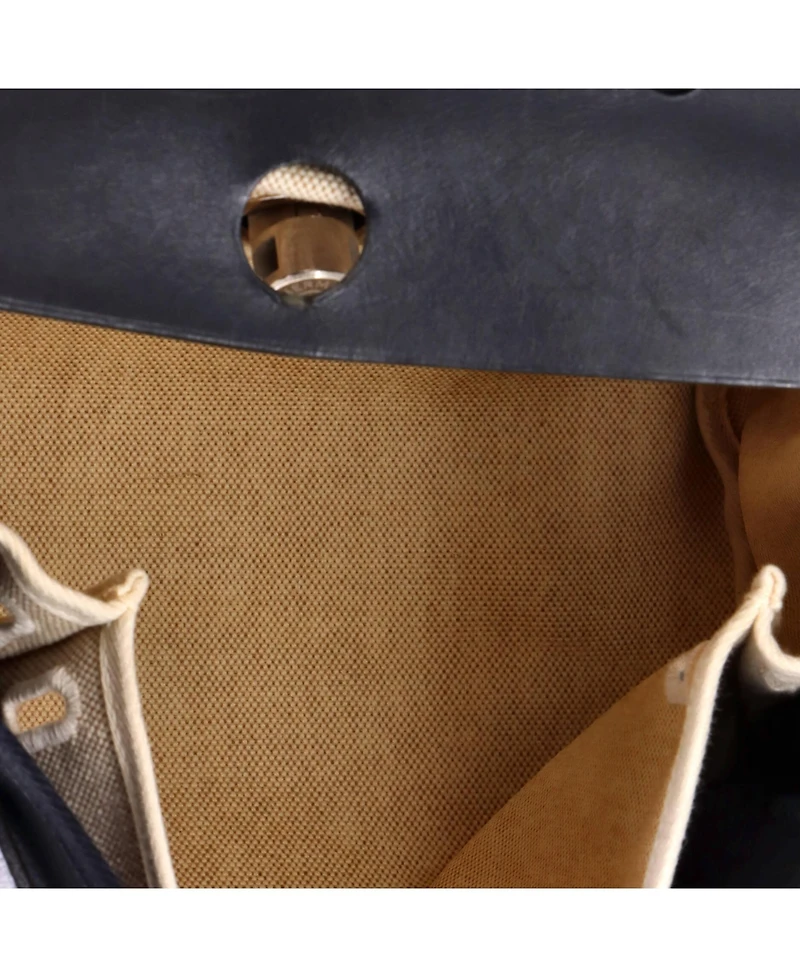 Pre-Owned Hermes Pm Herbag Toile and Leather