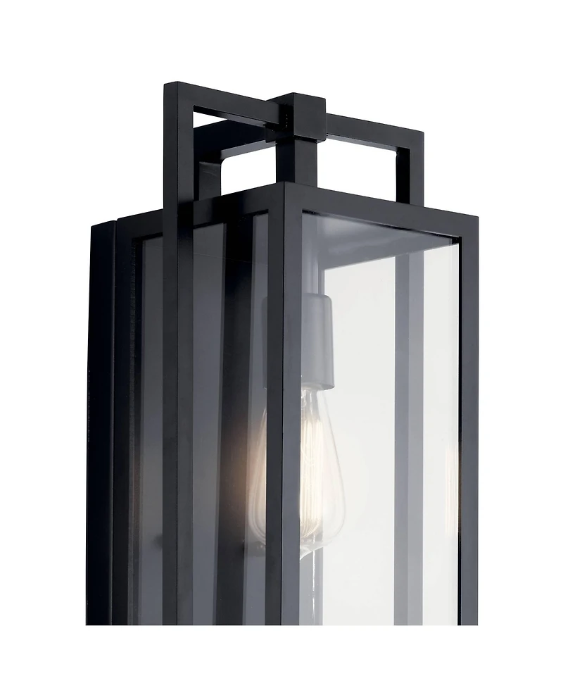 Kichler Goson 20 1/4" High Black Outdoor Wall Light