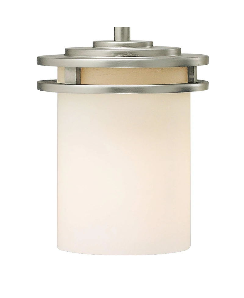 Kichler Hendrik 5 1/2" Wide Nickel and White Glass Mini Pendant