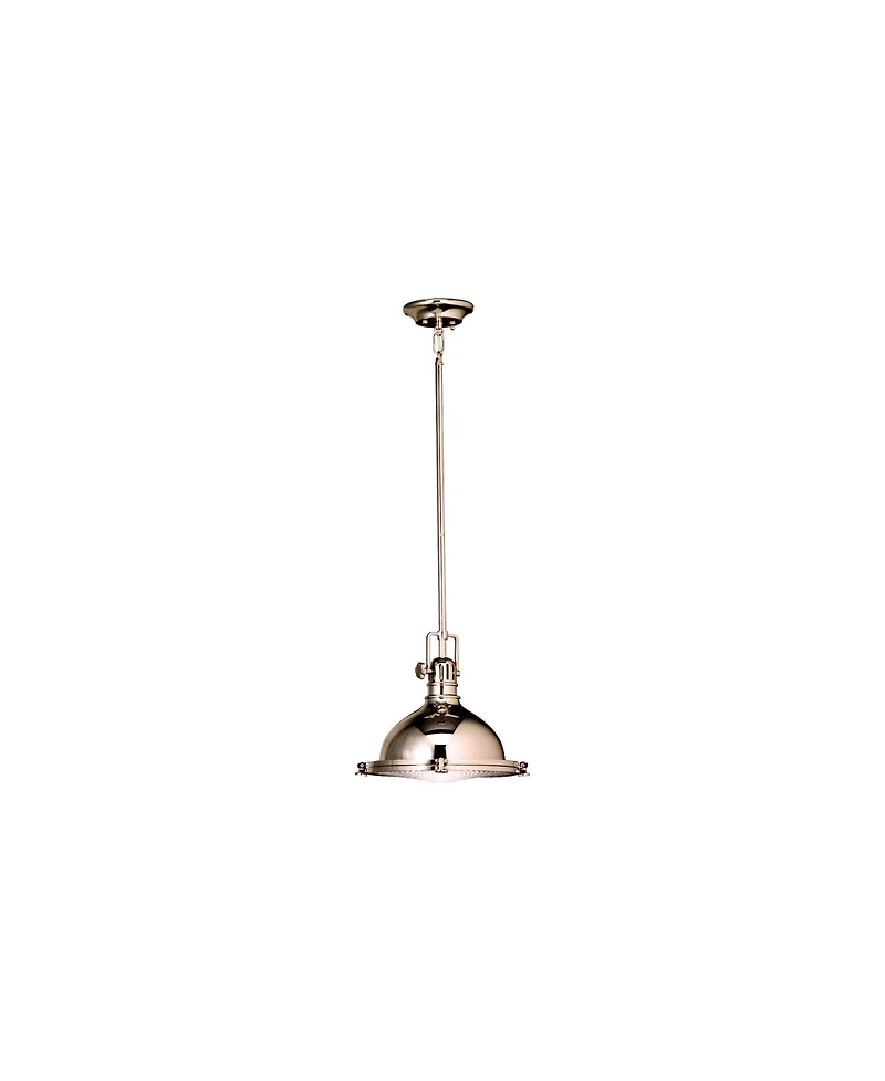 Kichler 11 3/4" Wide Polished Nickel Fresnel Lens Mini Pendant