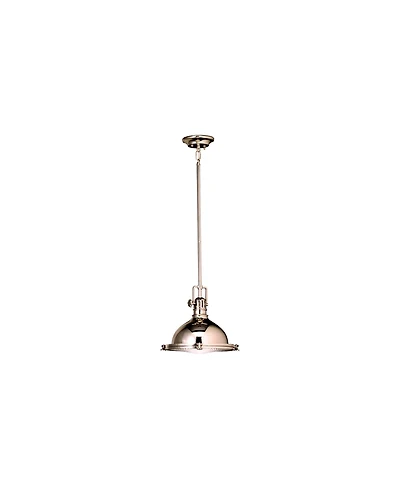 Kichler 11 3/4" Wide Polished Nickel Fresnel Lens Mini Pendant
