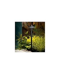 Kichler 21"H Dome Textured Black Dome Landscape Path Light