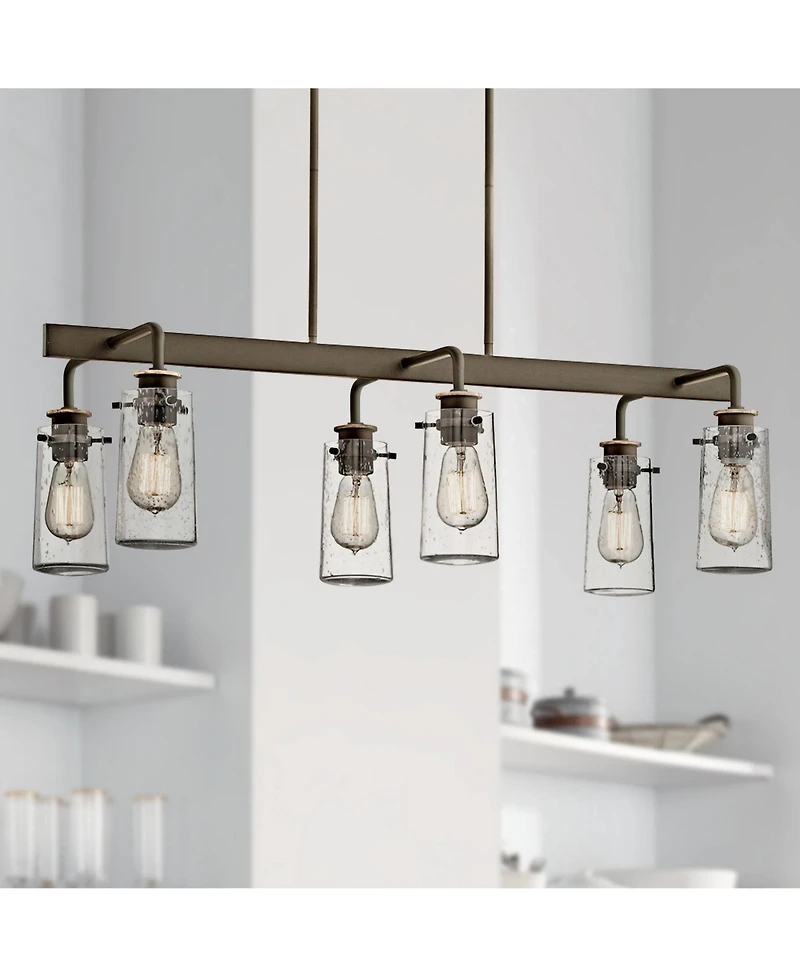 Kichler Braelyn 34" Wide Olde Bronze Kitchen Island Light Chandelier