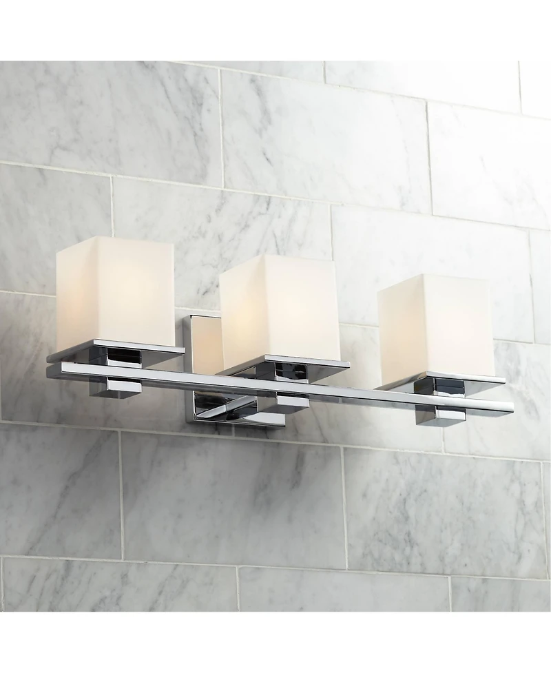 Kichler Tully 24" Wide Chrome 3-Light Vanity Bath Light