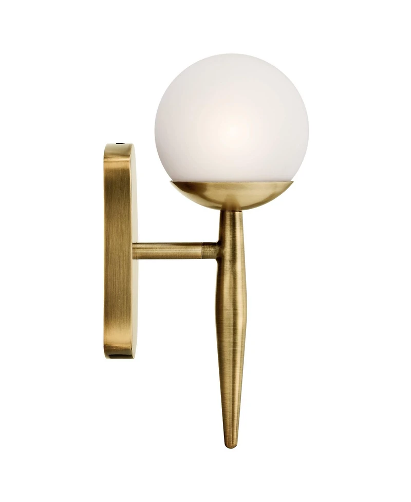 Kichler Jasper 11 1/2" High Natural Brass Wall Sconce