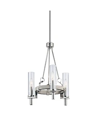 Kichler Telan 14 3/4" Wide Wood Ring Wagon Wheel 3-Light Chandelier