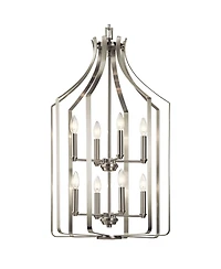 Kichler Morrigan 19" Wide Brushed Nickel 8-Light Foyer Chandelier