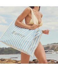 SUNNYLiFE Carryall Beach Bag: La Mer Med Stripe