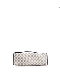Pre-Owned Gucci Large Web Loop Messenger Gg Coated Canvas