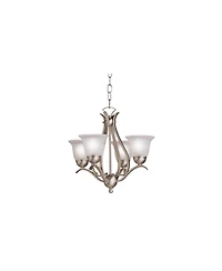 Kichler Dover 18" Wide Four Light Brushed Nickel Uplight Chandelier