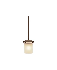 Kichler Hendrik 5 1/2" Wide Bronze and Umber Glass Mini Pendant Light