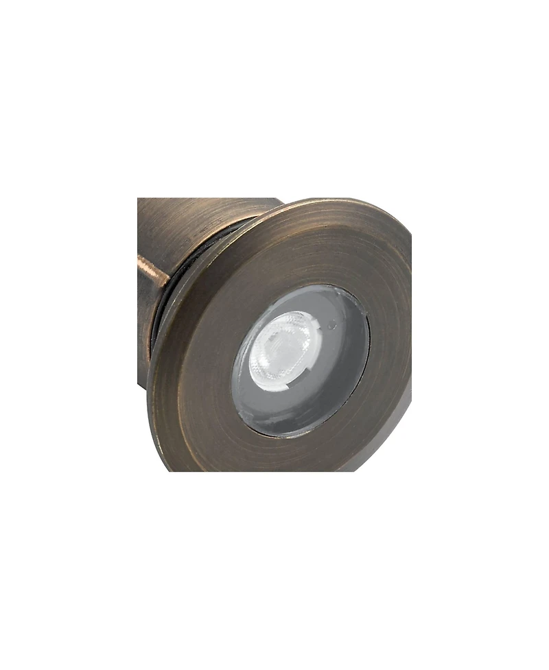 Kichler 12V MR8 Recessed In-Ground Basic Trim Centennial Brass