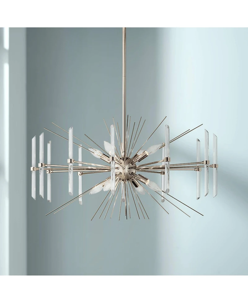 Kichler Eris 30" Wide Polished Nickel 8-Light Chandelier