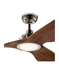 65" Kichler Imari Polished Nickel Led Ceiling Fan