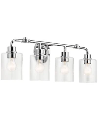 Kichler Gunnison 33 3/4" Wide Chrome 4-Light Bath Light