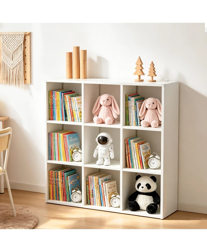 Boyel Living Cube Metal Storage Shelf Organizer Bookcase Display Rack Easy Assembly