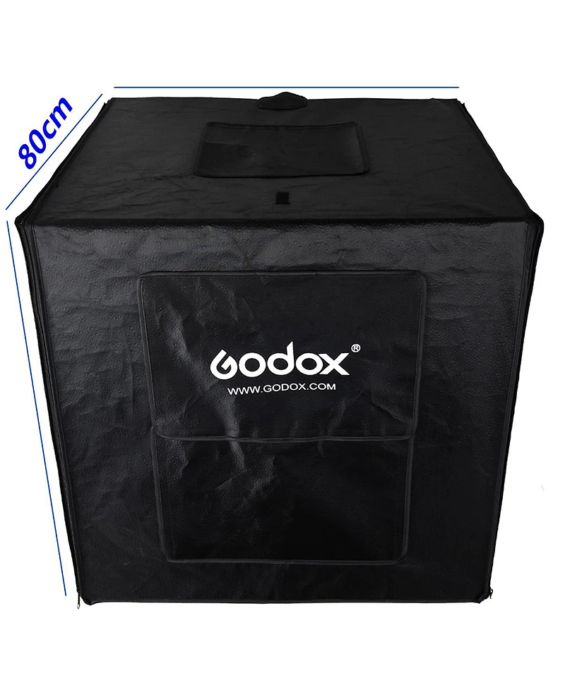 Godox Mini Led Photography Studio Shooting Tent 80x80x80cm LSD80 Led lamp band Power 40W 1000011000 Lumen with Carry Bag