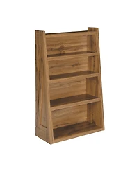 Streamdale Furniture Modular Asymmetrical Annual Ring Grain Convertible Bookcase and Display Shelf