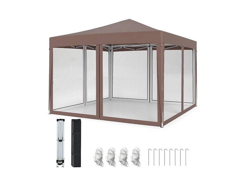 Boyel Living Pop-Up Canopy Tent Easy Setup Instant Folding Shelter with Mesh Netting