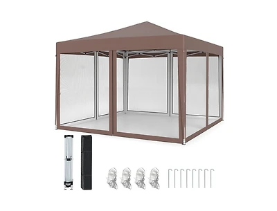 Boyel Living Pop-Up Canopy Tent Easy Setup Instant Folding Shelter with Mesh Netting