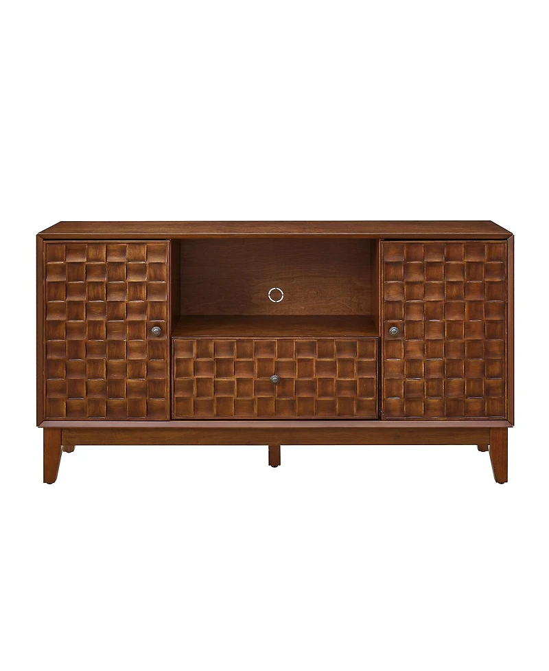 Streamdale Furniture Mid-Century Tv Stand for TVs Up to 55" with Storage Cabinet
