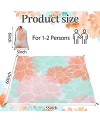 Piscifun Lightweight Portable Waterproof Sandproof Outdoor Picnic Blanket with Storage Bag