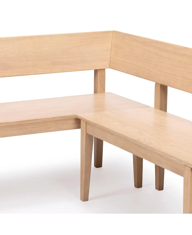 Plank+Beam Risa Corner Bench (64in x 64in / 1620mm 1620mm)