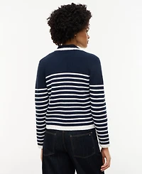Tommy Hilfiger Women's Long-Sleeve Striped Knit Jacket