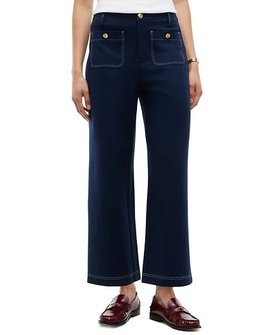 Tommy Hilfiger Women's Ponte Top-Stitch Pants