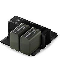 Tilta 6-Channel Foldable Charging Station for Np-f Batteries with 2 Np-F970 Batteries