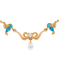 Girls Crew Crystal Disney Princess Cinderella Fairytale Necklace