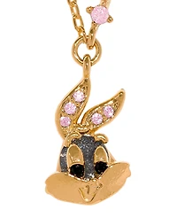 Girls Crew Crystal Looney Tunes Bugs Bunny What's Up, Doc Necklace