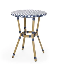 Streamdale Furniture Parisian Outdoor Wicker and Aluminum Bistro Table
