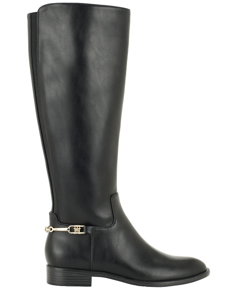 Tommy Hilfiger Women's Marlay Harness Tall Riding Boots