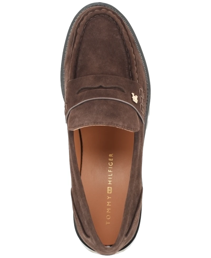 Tommy Hilfiger Women's Yesen Lug Sole Penny Loafers