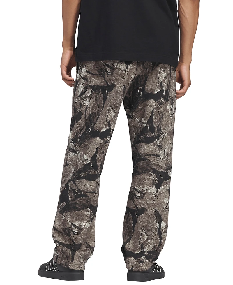 adidas Men's Rock Camo Fleece Open Hem Pants