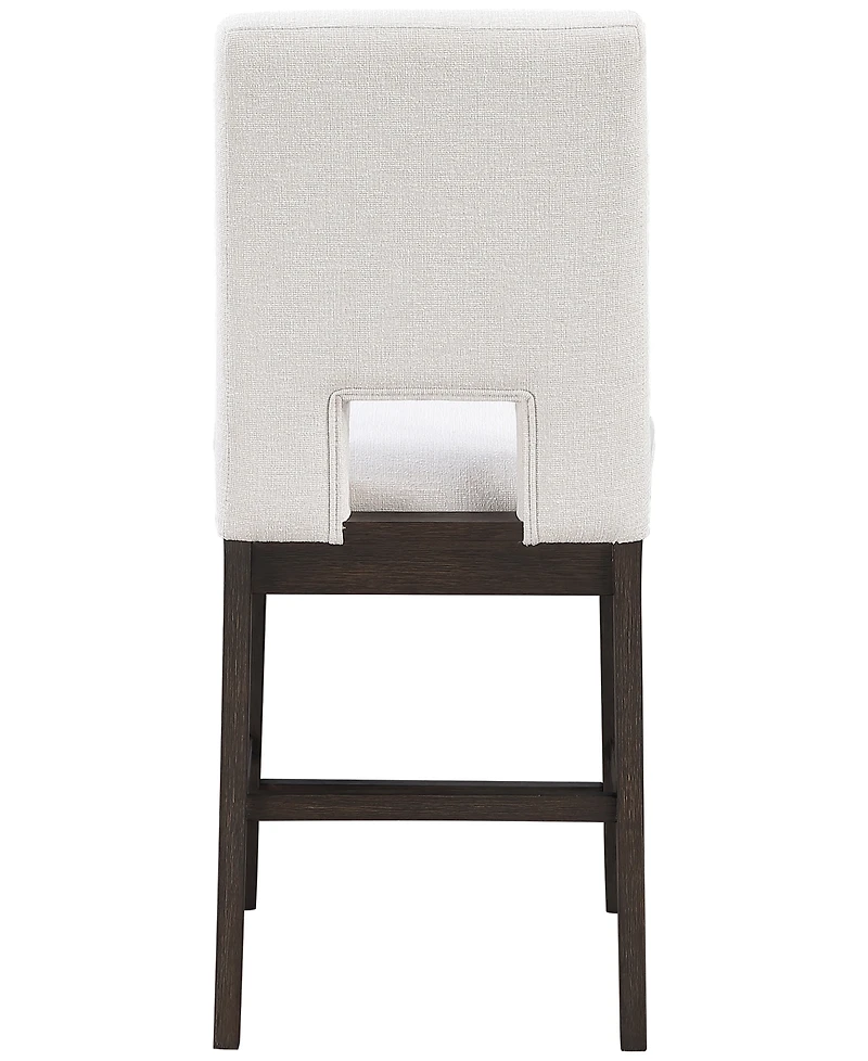 Summit Eggshell Upholstered Counter Chair, Macy's Exclusive