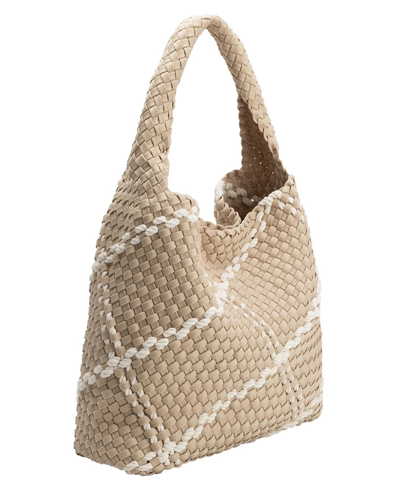 Melie Bianco Johanna Nylon Large Shoulder Handbag