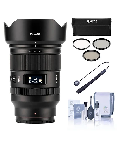 Viltrox Af 35mm f/1.2 Lab Lens for Nikon Z, Bundle with 77mm Essentials Filter Kit