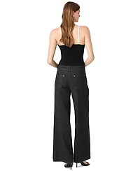 French Connection Women's Azra Sleeveless Square Neck Lace Camisole