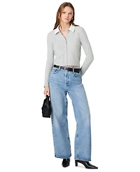 French Connection Women's Cable-Knit Collared Cardigan