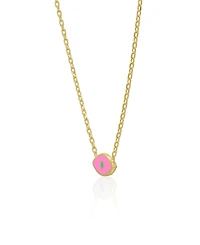 Lily Nily Girls Enamel Evil Eye Necklace in 14K