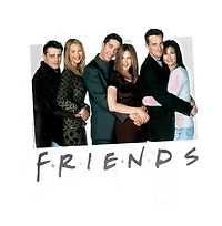 Friends Men's Cast Logo T-Shirt
