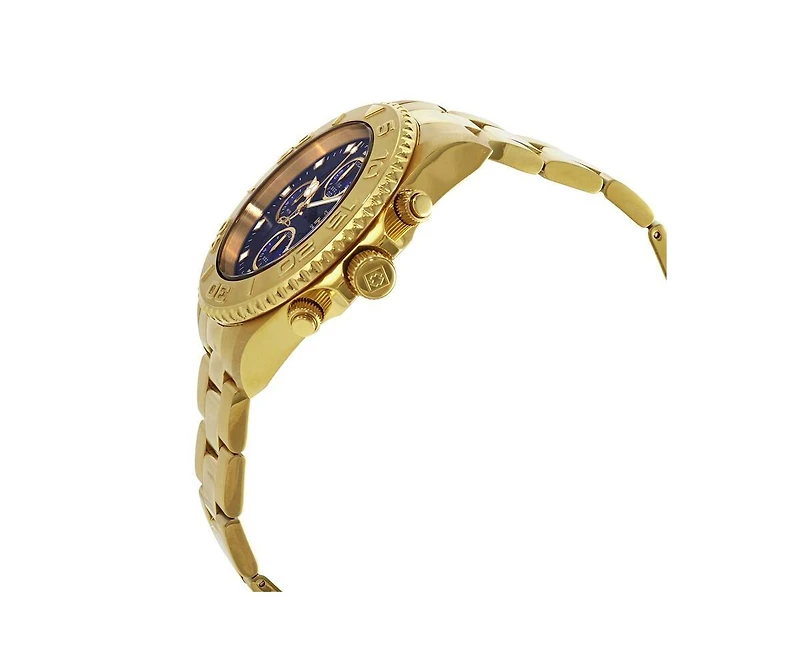 Invicta Pro Diver Atlanta Falcons 28682 Men's 43.5mm Quartz Multifunction Watch - Gold-Tone Stainless Steel Bracelet