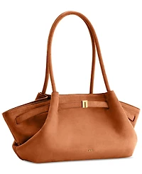 Jw Pei Hana Wide Suede Fabric Extra-Large Tote Handbag